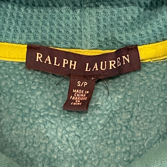 Vintage Ralph Lauren Blue Zip Up hoodie - Picture 5 of 5